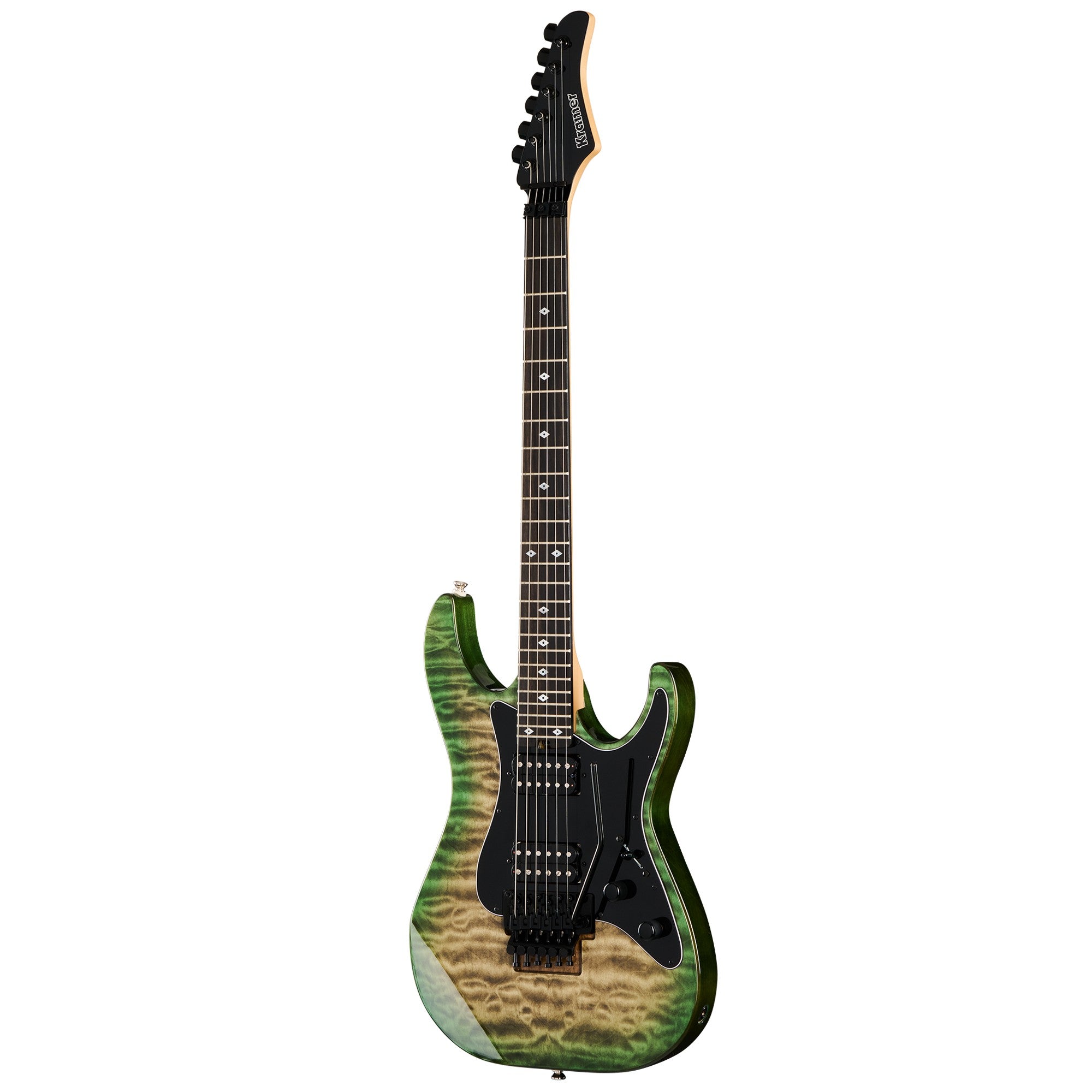 Kramer Volante Quilt HHFR Electric Guitar - Ultramarine Burst