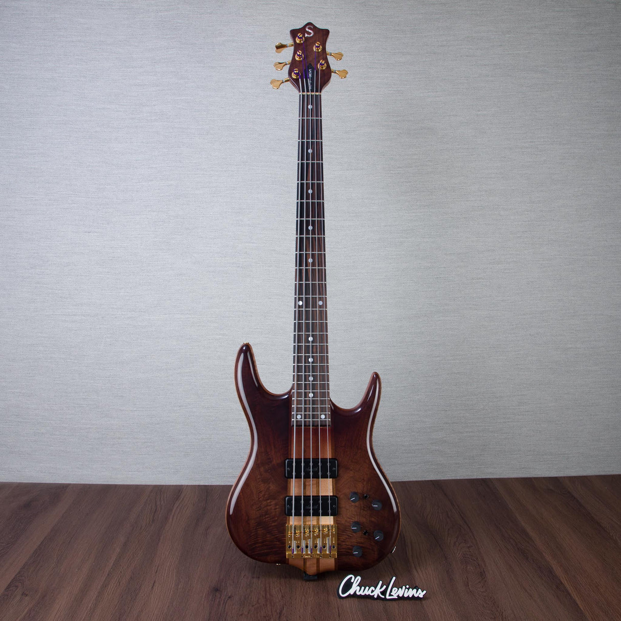 Ken Smith Tiger Elite Series BT-5TNVE Black Tiger 5-String Electric Bass Guitar - Burst - #5TNVE7074WB26