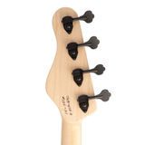 Brubaker JXB-4 Standard Bass Guitar - Tangerine Metallic - New