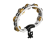 Meinl TMT2M-WH Mountable Recording Combo ABS Tambourine Dual Alloy Jingles 2 Rows