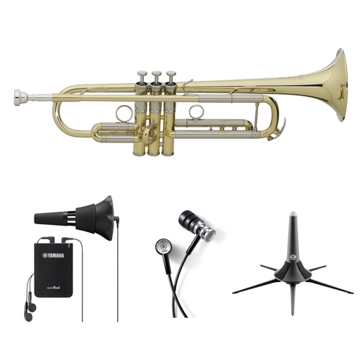Yamaha YTR-8335IIRKG-LN Xeno Bb Trumpet Bundle - Kangakki Limited Edition
