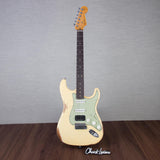 Fender Custom Shop Deluxe Stratocaster Electric Guitar Closet Classic - Vintage White - #R143612