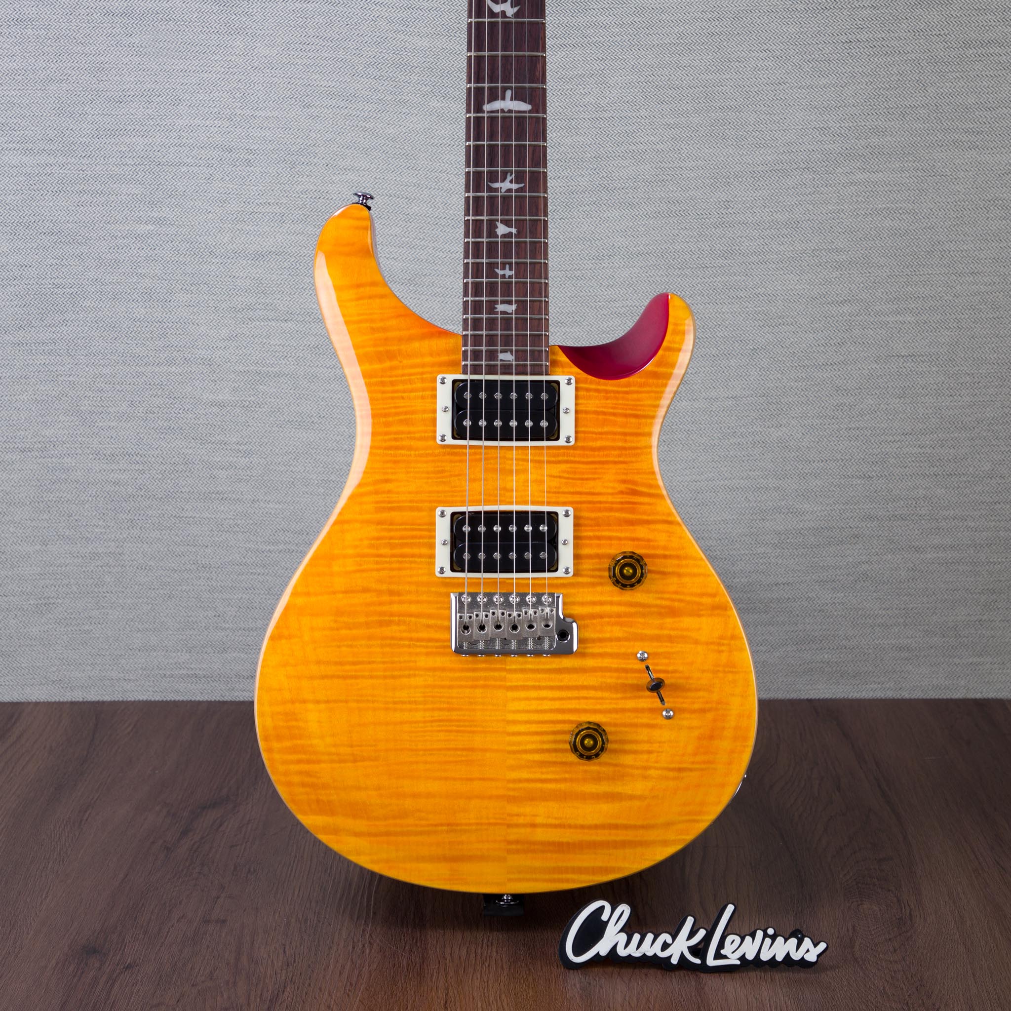 PRS SE Custom 24 Electric Guitar - Vintage Yellow – Chuck Levin's