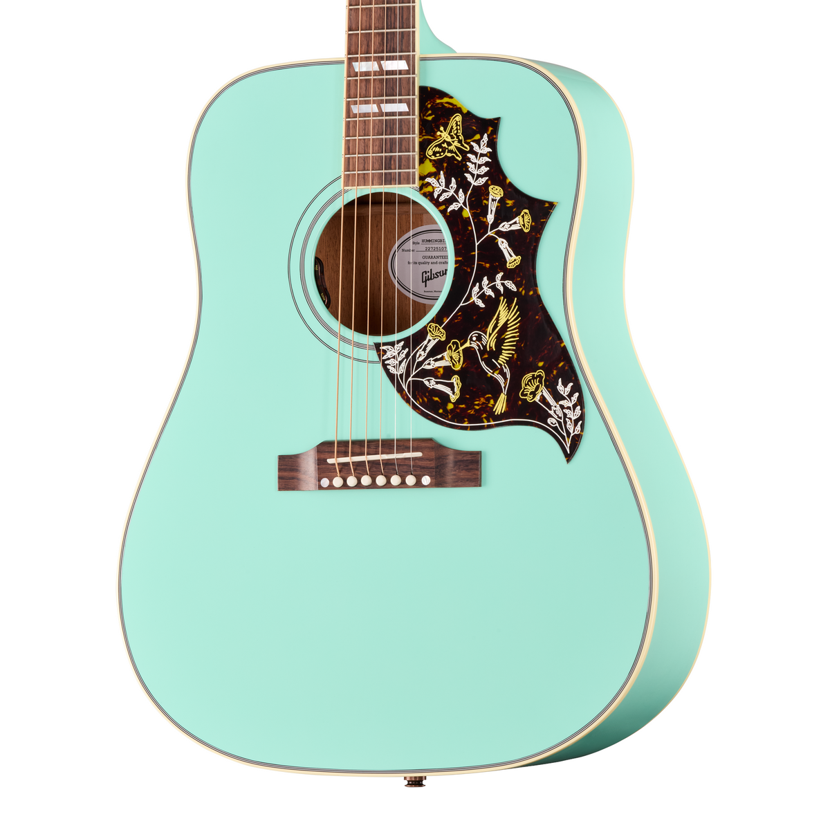 Gibson Hummingbird Standard Acoustic Guitar - Southwestern Heritage Turquoise