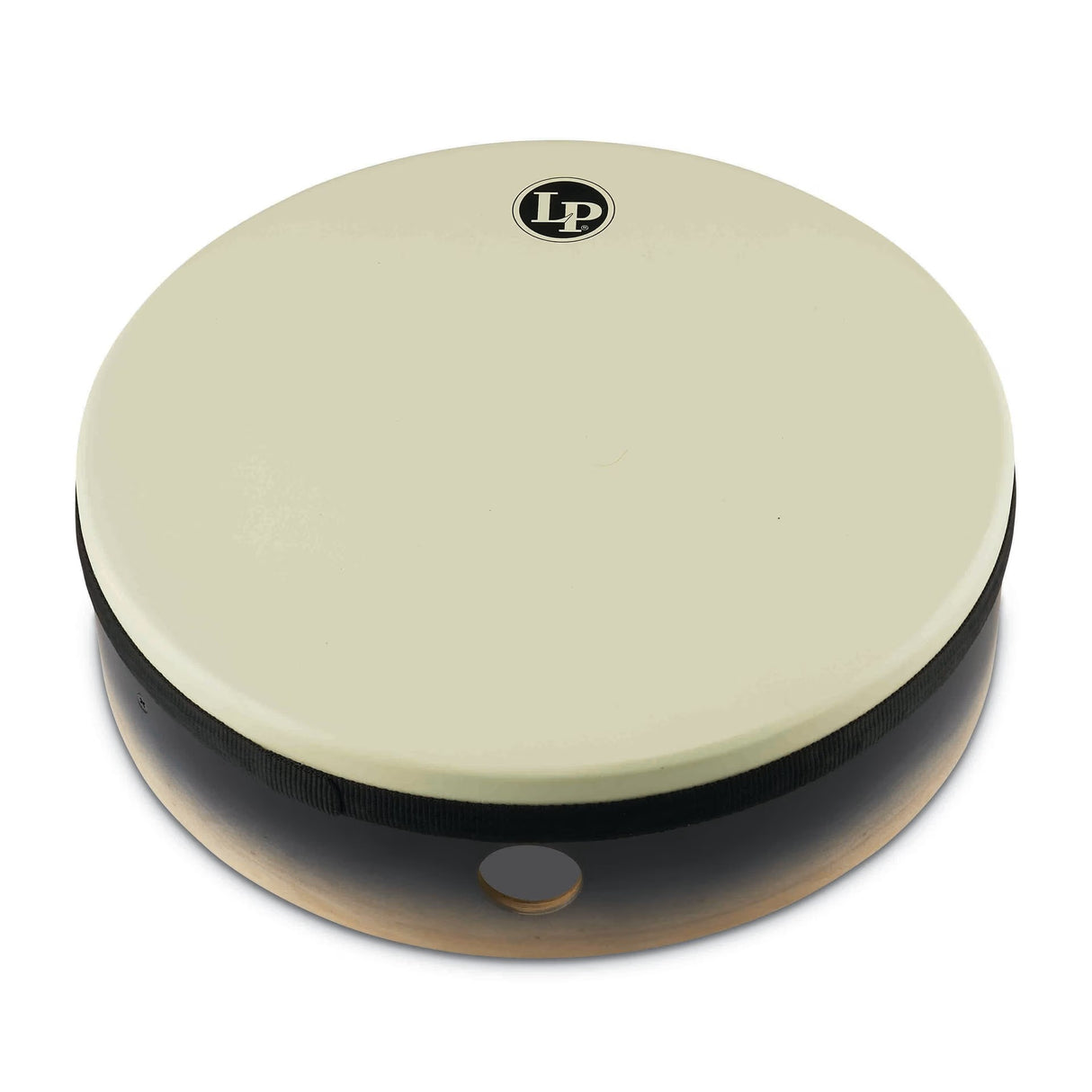 LP 14 x 4-Inch Tunable Bendir Frame Drum - Black-to-Natural Fade