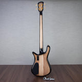 Spector Euro 4 Electric Bass Guitar - Natural Black Burst Gloss - CHUCKSCLUSIVE - #NB22963