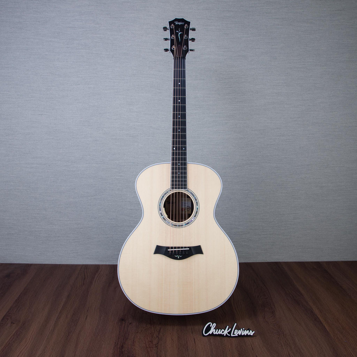 Taylor Custom Shop Grand Auditorium No Cutaway Lutz Spruce/Brazilian Rosewood Acoustic Electric Guitar - #1201206089