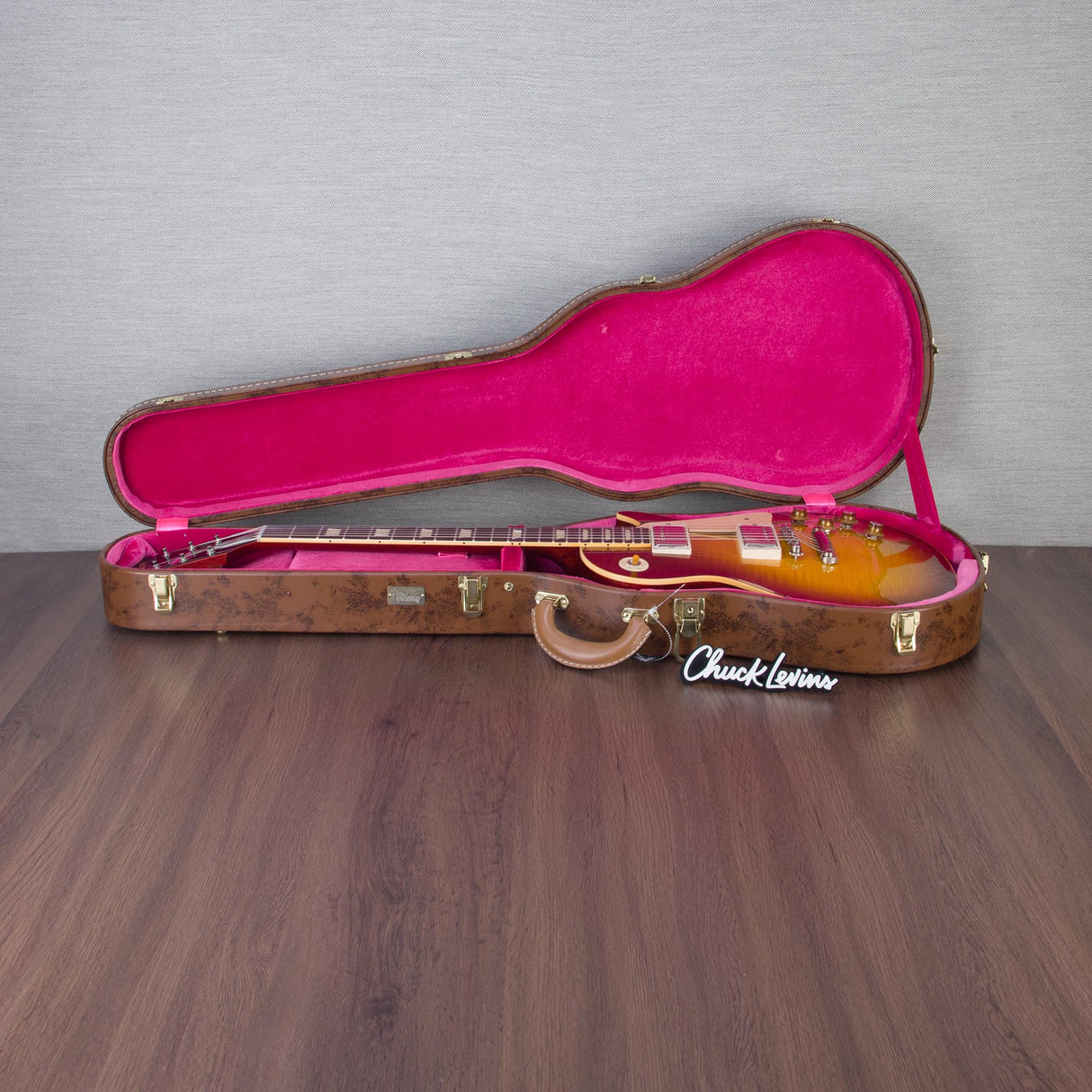 Gibson Custom Shop Murphy Lab 1960 Les Paul Standard Ultra Light Aged Electric Guitar - Iced Tea Burst - #04706