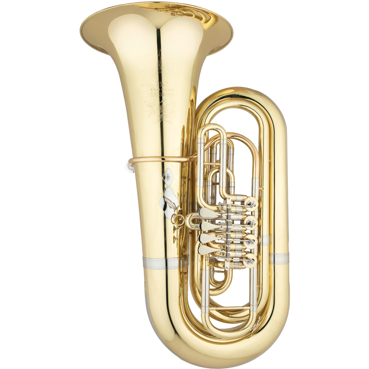 Eastman EBB562 Professional Series 4-Valve BBb Tuba, Lacquer - Demo, Like New