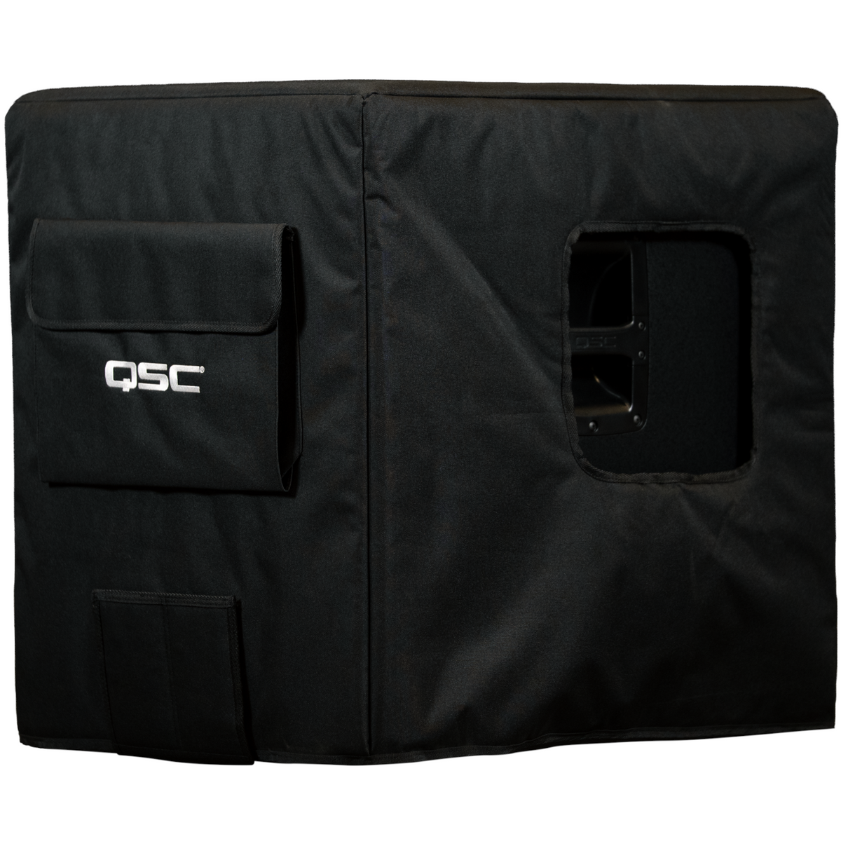 QSC CS18-CVR Padded Transport Cover for CS18 with Heavy-Duty Nylon/Cordura