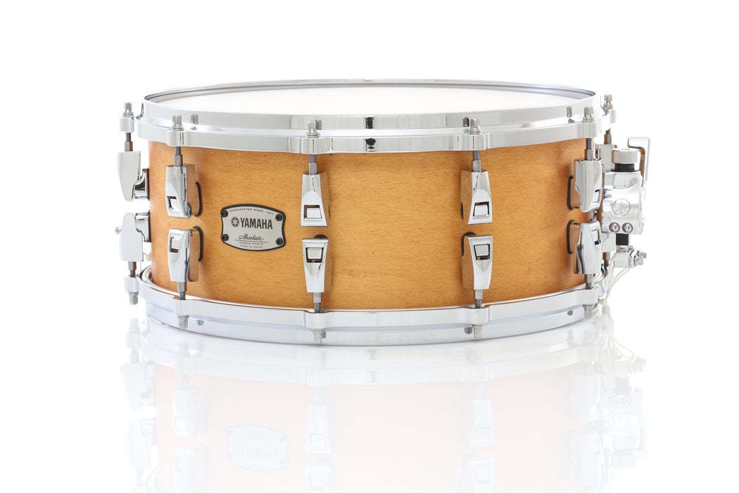 Yamaha 14" x 6" Absolute Hybrid Maple Snare Drum - Vintage Natural - New,Vintage Natural