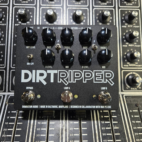 Damnation Audio Dirtripper 2 Channel Blender And EQ Electric Bass Guitar Effects Pedal