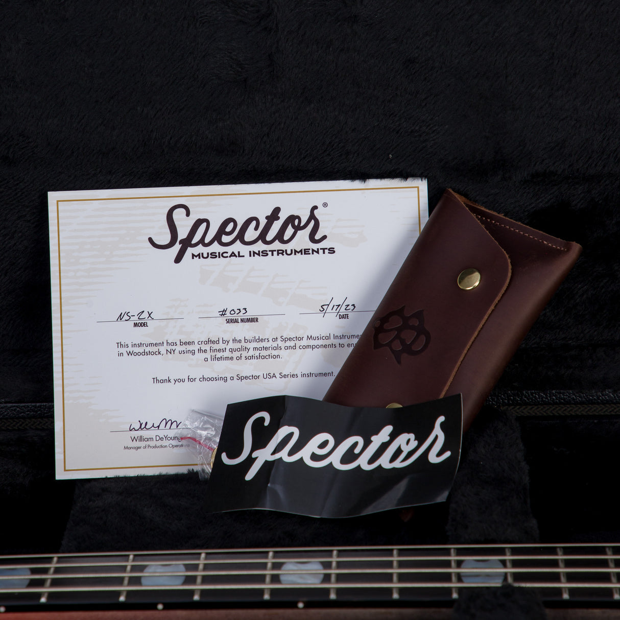 Spector USA Custom NS-2X Bass Guitar - Fire Blackburst - #033