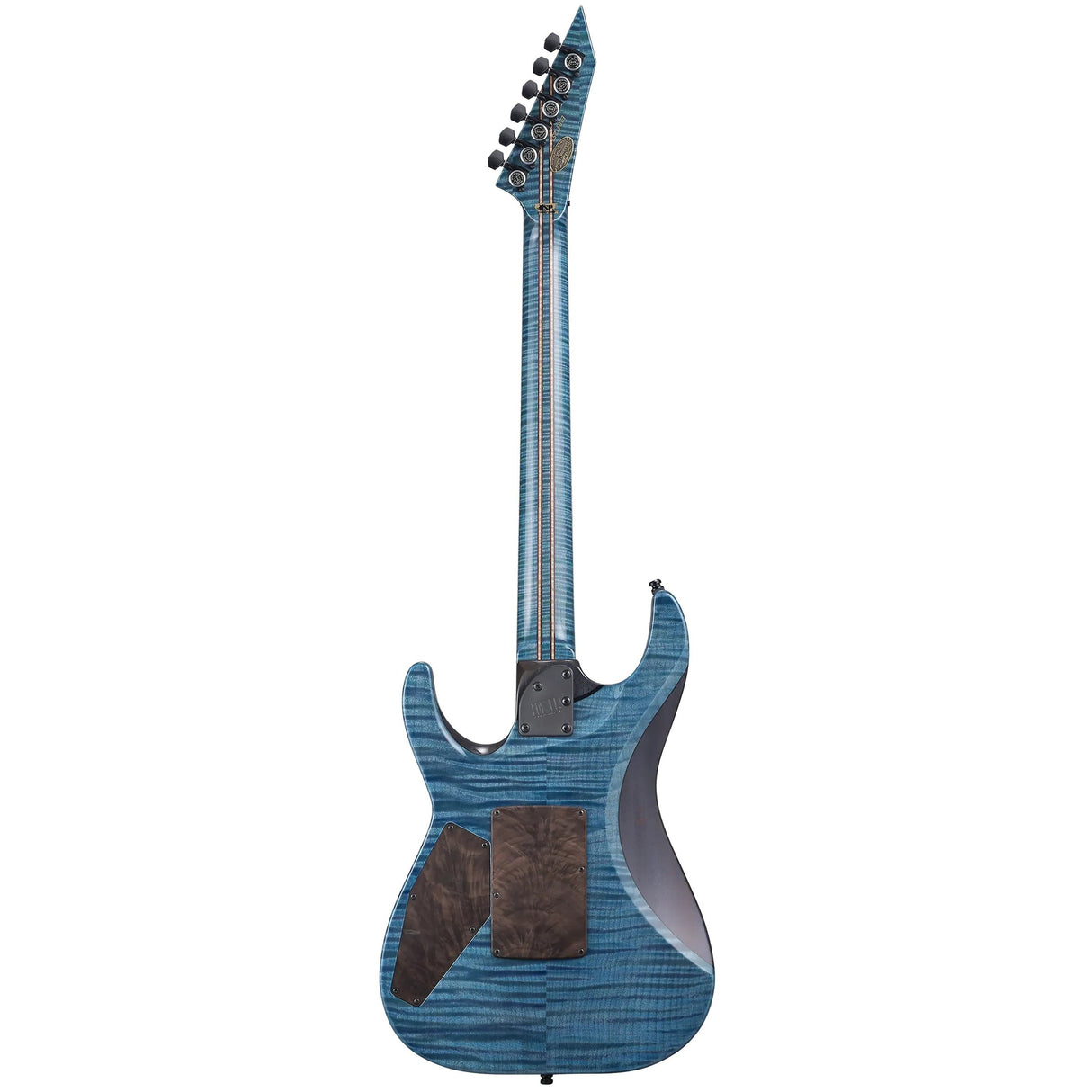ESP Custom Shop Exhibition EXL M-II DX FR Electric Guitar - See Thru Blue/Sunset Coast - Preorder