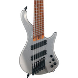 Ibanez 2022 EHB1006MS Ergonomic Headless 6-String Multi Scale Bass Guitar - Metallic Gray Matte - New