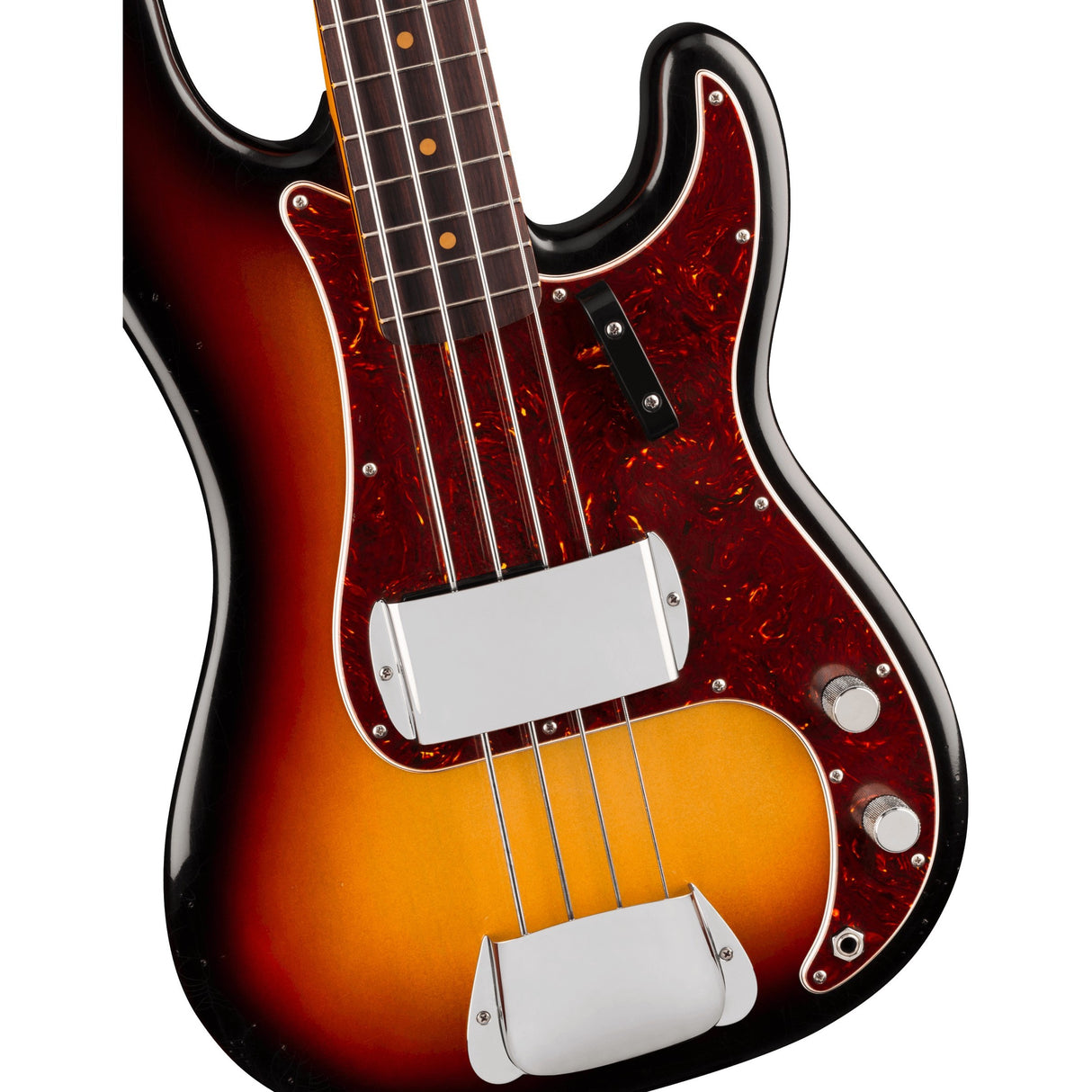Fender James Jamerson Signature 1962 Precison Electric Bass Guitar, Rosewood Fingerboard - 3-Tone Sunburst