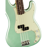 Fender American Pro II Precision Bass Guitar, Rosewood Fingerboard - Mystic Surf Green - Mint, Open Box