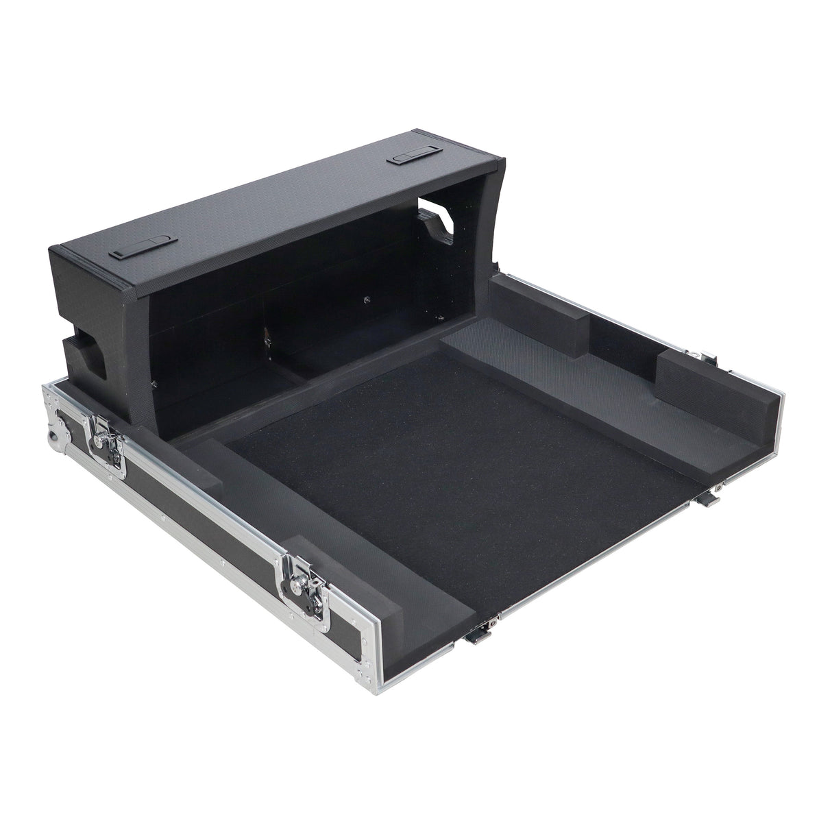 ProX XS-YDM7COMPACTEXDHW ATA Digital Audio Mixer Flight Case for Yamaha DM7 Compact Expansion Console with Doghouse compartment and Caster wheels