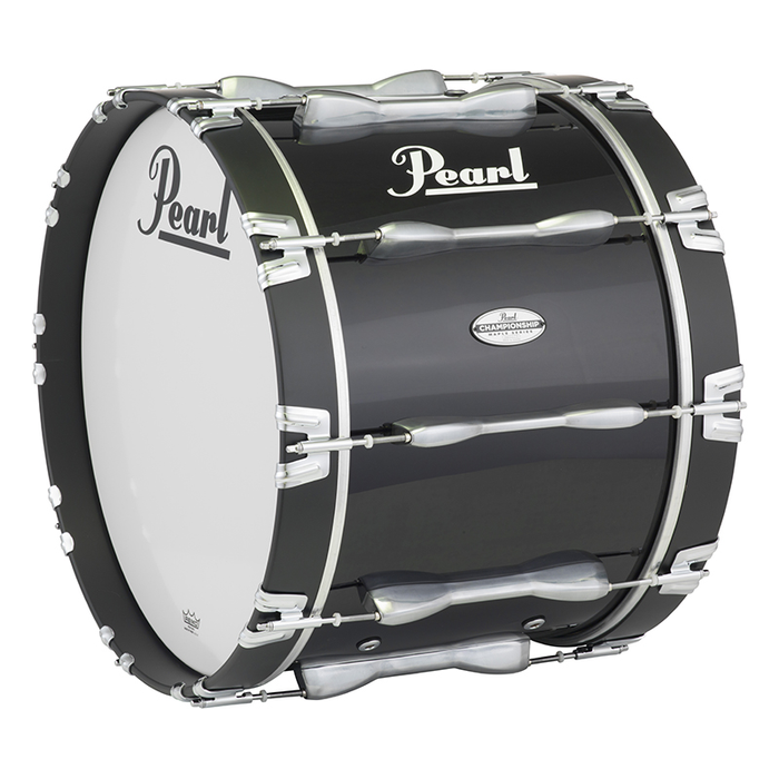 Pearl PBDML Championship Maple Marching Bass Drum - Midnight Black - New,16x14-Inch