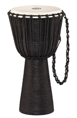 Meinl HDJ3-XL Rope Tuned Headliner Series Wood Djembe Black River Series 13"