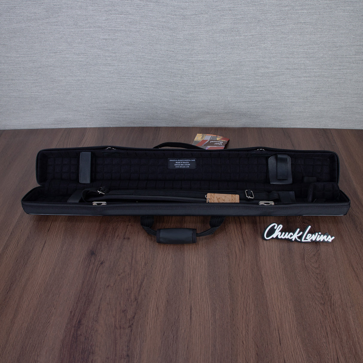 Marcus Bonna Case for Two Bass Bows - Black