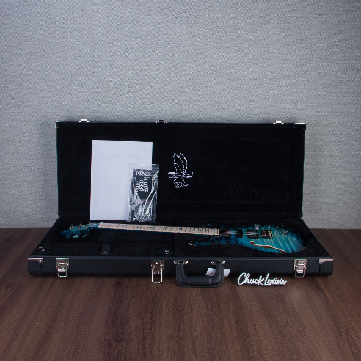 PRS Private Stock Special Semi-Hollow Electric Guitar - Sub Zero Glow - #0384576