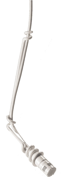 Audio-Technica U853RW Cardioid Condenser Hanging Microphone, White - Open Box, Like New - Open Box