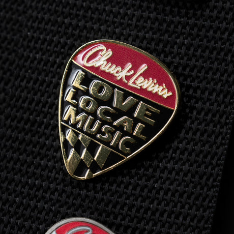 Chuck Levin's Love Local Music Lapel Pin - MD Edition