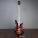 Spector Euro4LT Spalted Maple Bass Guitar - Fire Red Burst - CHUCKSCLUSIVE - #]C121SN 21113