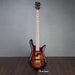 Spector Euro4LT Spalted Maple Bass Guitar - Fire Red Burst - CHUCKSCLUSIVE - #]C121SN 21113 - Display Model, Mint