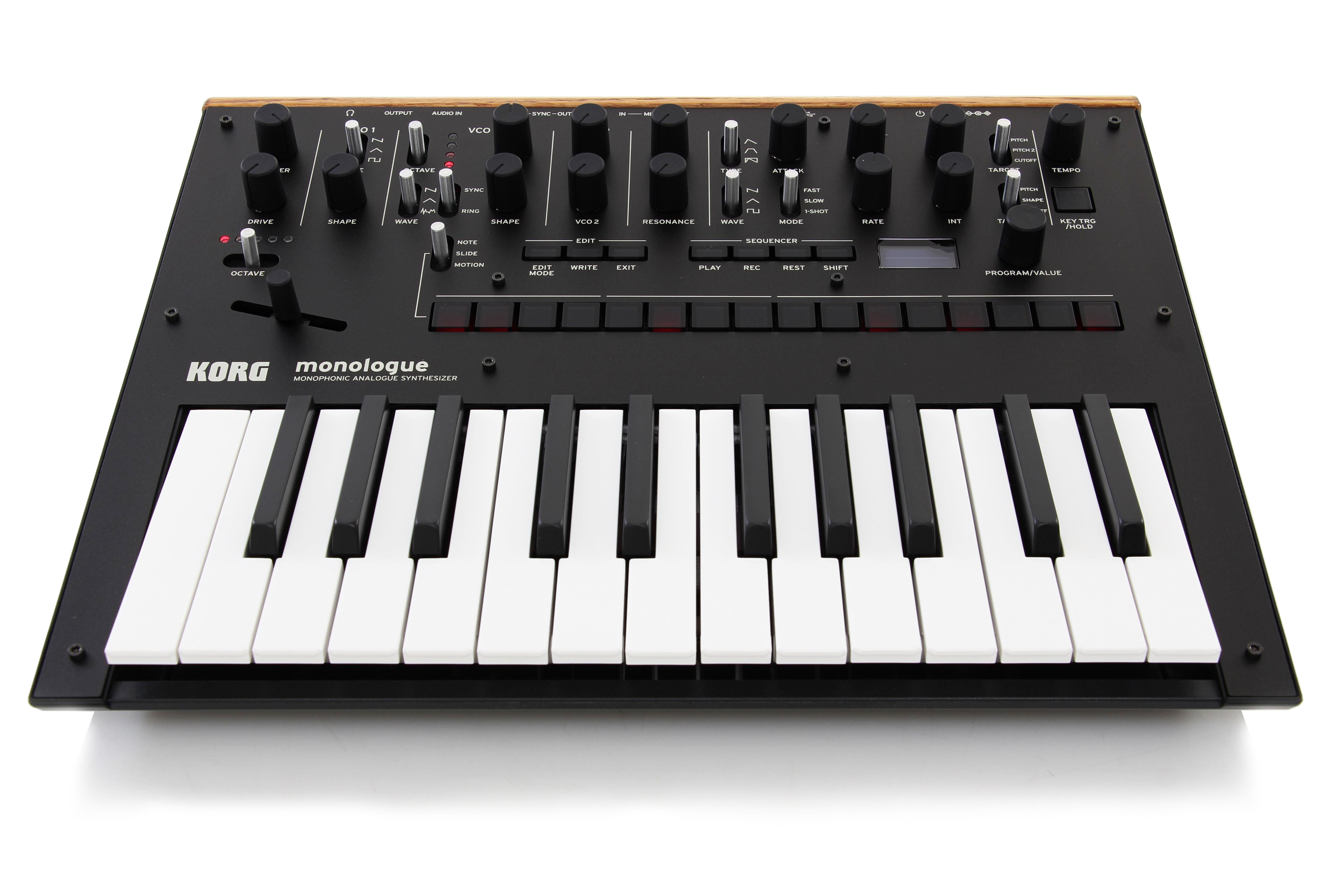 Korg monologue Monophonic Analogue Synthesizer - Black — Chuck Levin's  Washington Music Center