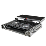 ProX XS-UXLT Universal Flight Style Road For Medium Sized DJ Controllers with Sliding Laptop Shelf