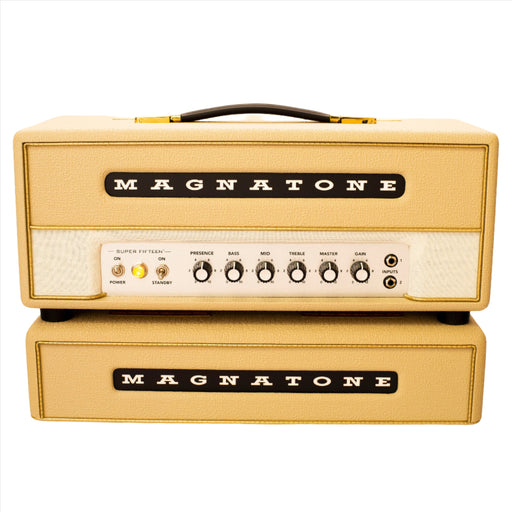 Magnatone Super Fifteen 15-Watt Tube Guitar Amplifier Head - Gold - New