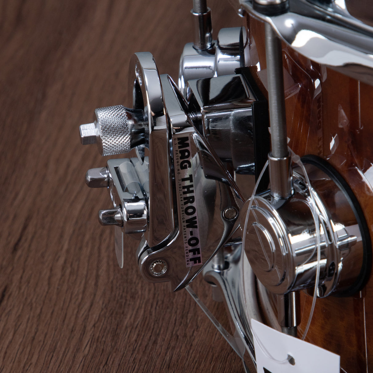 DW 6.5 x 14-Inch Collector's Maple Exotic Series Snare Drum - Natural Lacquer over Camphor Burl