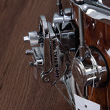 DW 6.5 x 14-Inch Collector's Maple Exotic Series Snare Drum - Natural Lacquer over Camphor Burl