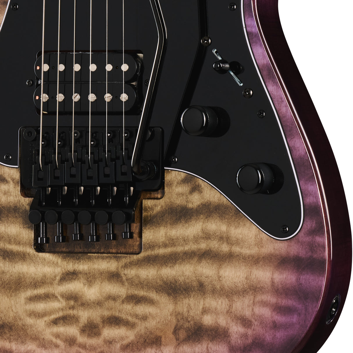 Kramer Volante Quilt HHFR Electric Guitar - Ultraviolet Burst