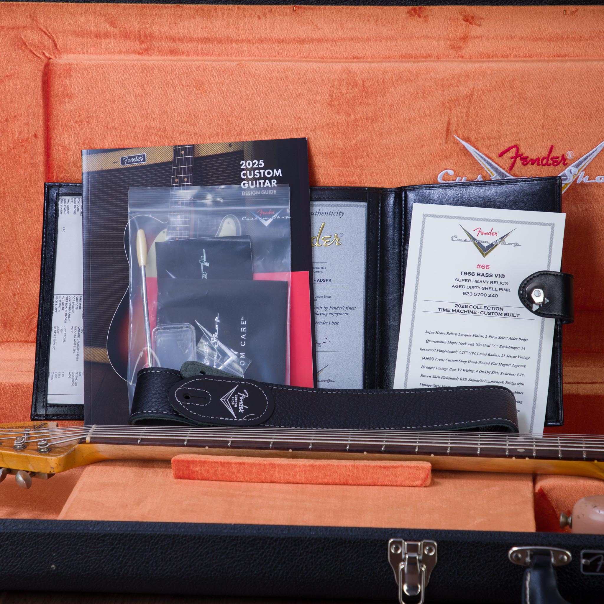 Fender Custom Shop Time Machine Series 1962 Bass VI Super Heavy