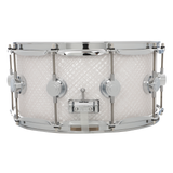 DW 6.5 x 14-Inch Collector Series Pure Oak Snare - White Crystal