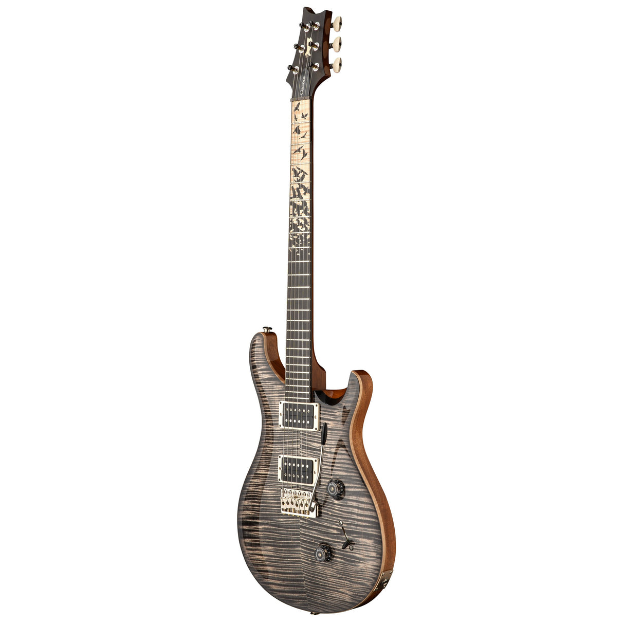 PRS Limited Edition Custom 24 "Birds of a Feather" Electric Guitar - Charcoal Microburst
