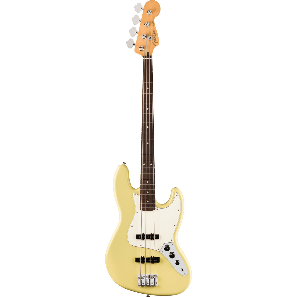 Fender Player II Jazz Electric Bass Guitar, Rosewood Fingerboard - Hialeah Yellow