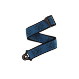 D'Addario 50BALPW04 Auto Lock Guitar Strap - Blue Suns