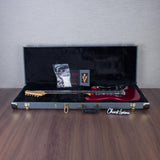 Lerxst Grace Alex Lifeson Signature Electric Guitar with Vega Trem Signed - Red - #24310900