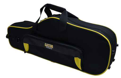 Gator GL-ALTOSAX-YK Spirit Series Lightweight Alto Saxophone Case, Yellow And Black