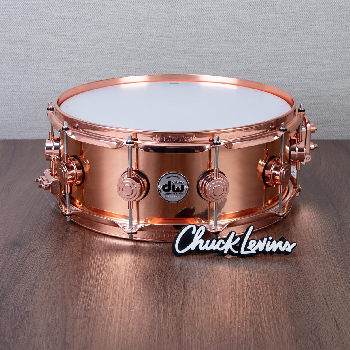 DW 5.5 x 14-Inch Collector's Copper Snare Drum - Copper Hardware