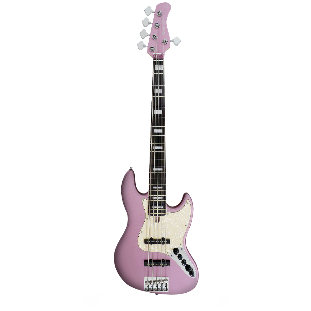 Sire Marcus Miller V7 Alder-5 Bass Guitar - Metallic Burgundy - New,Burgundy