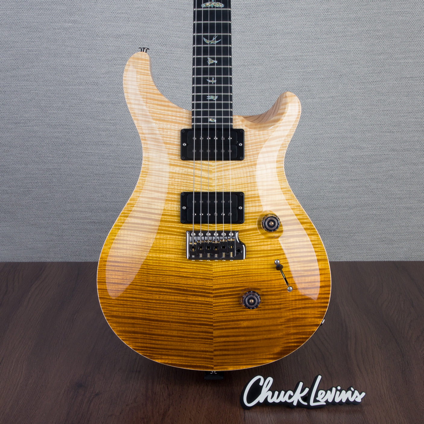PRS Wood Library Custom 24 Electric Guitar - Private Stock Goldstorm Fade Finish - CHUCKSCLUSIVE - #240383979 - 2024