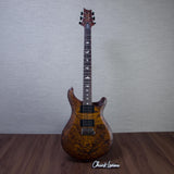 PRS S2 Custom 24 Poplar Burl Electric Guitar - Black Gold Burst - #26S2089384
