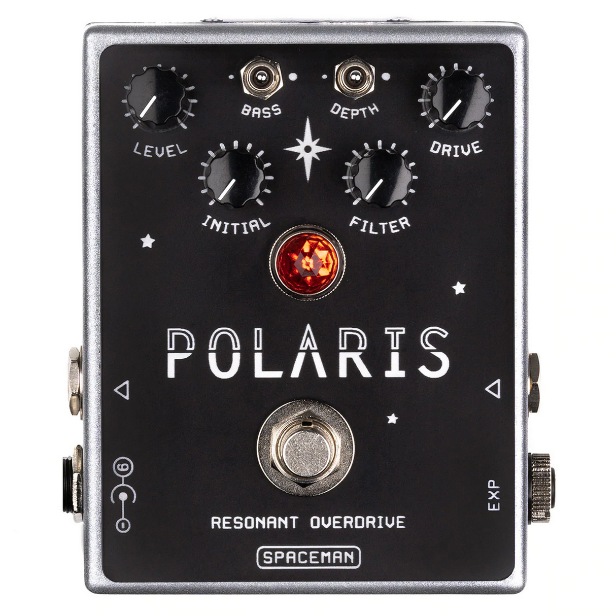 Space Man Polaris Resonant Overdrive Pedal - Limited Edition Silver