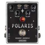 Space Man Polaris Resonant Overdrive Pedal - Limited Edition Silver