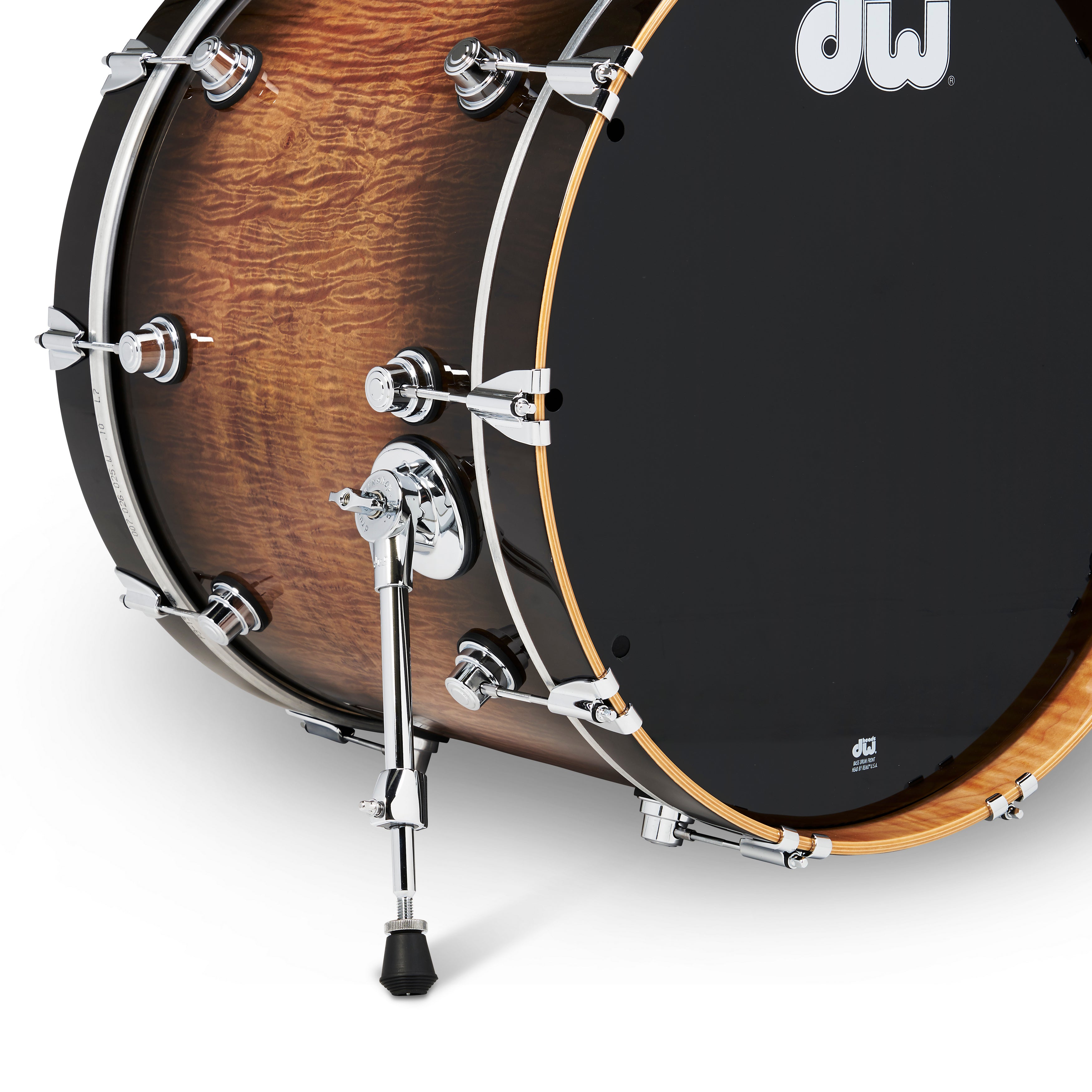 DW DWe 5-Piece Drum Kit Bundle - Exotic Curly Maple Burst – Chuck